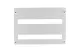 EATON 116884 Front plate 45mm-Device cutout for 33 Module units per row, 1 row, grey - 2