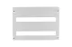 EATON 116884 Front plate 45mm-Device cutout for 33 Module units per row, 1 row, grey - 3