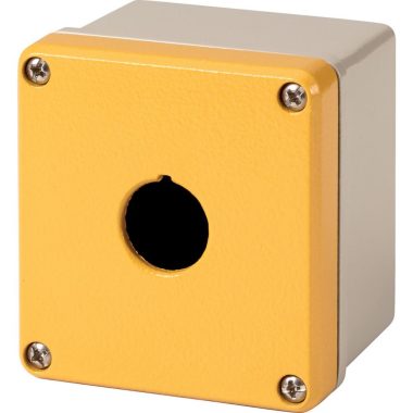 EATON 118456 Surface mounting enclosure, metal, yellow, 1 mounting location