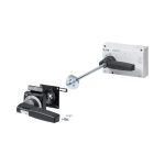   EATON 119002 Műk. fogantyú ajtócsatl., teng. szer. mélységhez - max. 400mm, +fogantyú fekete, készlet, NZM4