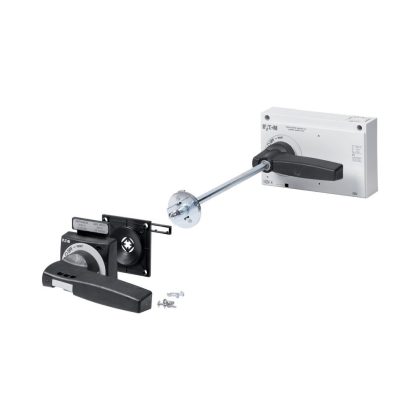   EATON 119002 Műk. fogantyú ajtócsatl., teng. szer. mélységhez - max. 400mm, +fogantyú fekete, készlet, NZM4