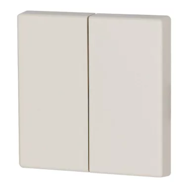 EATON 126047 RF gombburkolat 2x1/2 55x55mm, krémszínű, matt EATON 126047 RF gombburkolat 2x1/2 55x55mm, krémszínű, matt