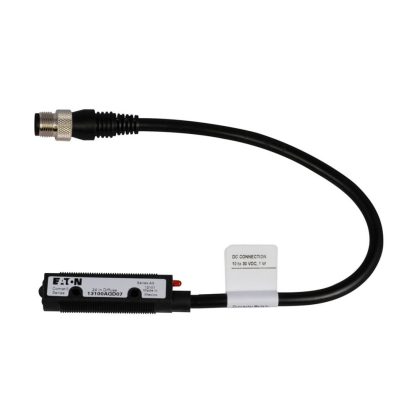 EATON 13100AQD07 Diffuse reflective sensor, Sn=610mm, 4L, 10-30VDC, NPN, PNP, M18, insulated material, M12