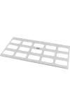 EATON 133007 Felső/alsó fedél kivágásokkal karimákhoz F3A, IP55, SzéxMa=1350x800
