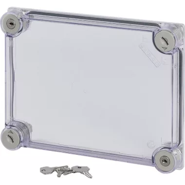 EATON 138354 Cap, transparent smoky gray, lockable, HxWxD=250x187.5x25mm