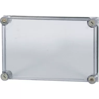 EATON 138356 Cap, transparent smoky gray, lockable, HxWxD=250x375x25mm