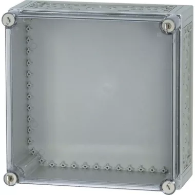 EATON 138359 Cap, transparent smoky gray, lockable, HxWxD=375x375x25mm