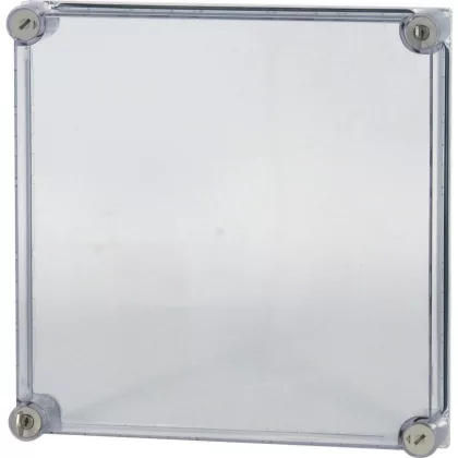 EATON 138520 Cap, transparent smoky gray, lockable, HxWxD=375x375x50mm