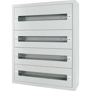 EATON 143142 Elosztótábla vakolatra, ajtó nélkül, IP2xC, szürke, SzéxMa=600x1560, 7+2 sor, 168 modul