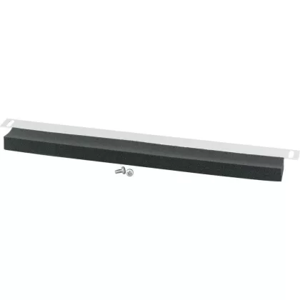EATON 143355 Bottom/Top coverstrip 75mm long, 35mm blind + 40mm foam gasket, IP20, for 850mm Sectionwidth, grey