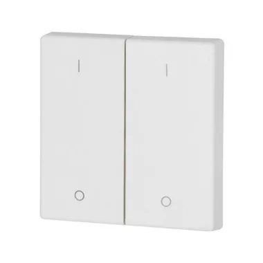 EATON 147593 RF gombburkolat 2x1/2 55x55mm 1-0, fehér, matt EATON 147593 RF gombburkolat 2x1/2 55x55mm 1-0, fehér, matt