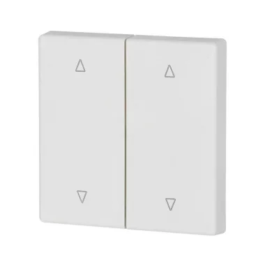 EATON 147617 RF gombburkolat 2x1/2 55x55mm, Fel-le, fehér, matt EATON 147617 RF gombburkolat 2x1/2 55x55mm, Fel-le, fehér, matt