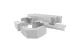 EATON 150513 Plinth, corner section, HxWxD=200x1050x1050mm, grey - 2