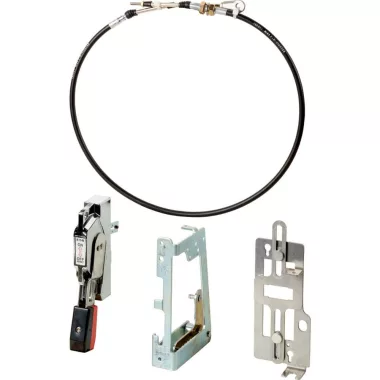 EATON 155486 Megszak. mellé szer. készlet karral, 4X véd., bowden 84 hüvelyk (213,4 cm), NZM2, UL szabvány