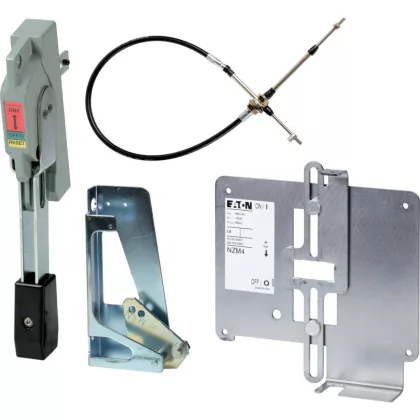   EATON 155505 Megszak. mellé szer. készlet karral, 12-es véd., bowden 84 hüvelyk (213,4 cm), NZM4, UL szabvány