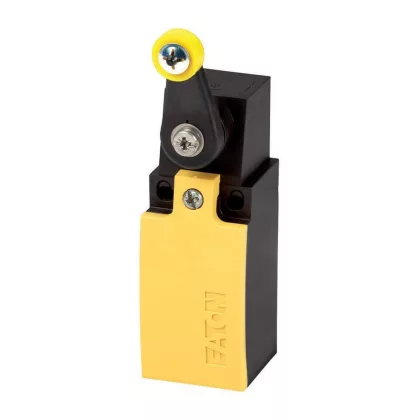   EATON 156509 Helyzet kapcsoló, műanyag, rugóerő szor.sorkapcs., kúpos ütköző, 2nc érint., sárga, max. -40°C