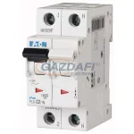 EATON 164907 Kismegszakító, 6kA  PL6-B2/1N -  2 A, 1P+N, karakterisztika: B