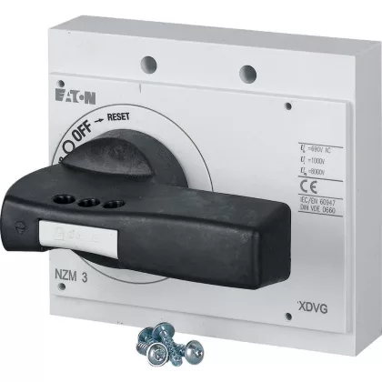   EATON 165716 Rotációs kapcs.kar fekete/szürke, lakatolható, NZM3