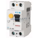   EATON 165779 Áram-védőkapcsoló 6kA 2 pólus, 500mA, A típus 63A PF6-63/2/05-A (Fi-relé)
