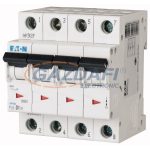   EATON 166514 Kismegszakító, 6kA 4 pólus 1A, C karakterisztika, PL6-C1/4
