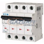   EATON 166515 Kismegszakító, 6kA 4 pólus 10A, C karakterisztika, PL6-C10/4