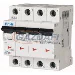   EATON 166529 Kismegszakító, 6kA 4 pólus 5A, C karakterisztika, PL6-C5/4