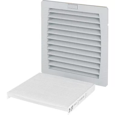 EATON 167301 Szellőzőrács szűrővel kapcsolótáblákhoz, IP55, 177x177mm