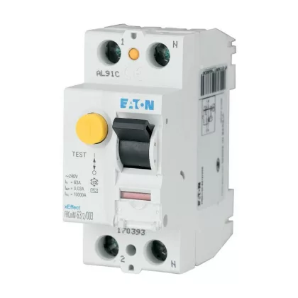 EATON 167697 FRC (UL standard) hibaáram, G/A típus, 2-pólus, Idn=0,3A, In=40A, Ir=3kA (IEC 61008) EATON 167697 FRC (UL standard) hibaáram, G/A típus, 2-pólus, Idn=0,3A, In=40A, Ir=3kA (IEC 61008)