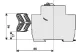 EATON 168847 Összekötő sín 1m, 3-pól (L1,L2,L3) + 1x segédérintkező, In=80A, 16mm2