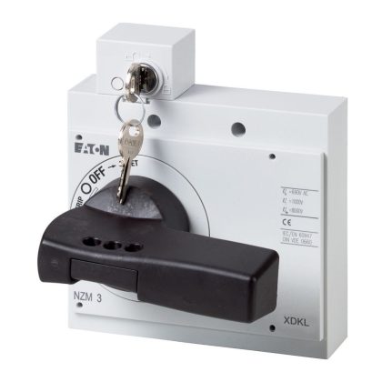   EATON 172538 Működtető fogantyú fekete, zárral és kulcsokkal, NZM3