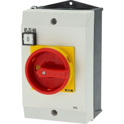 EATON 172957 SUVA safety switches, T3, 32 A, surface mounting, 2 N/O, 2 N/C, Emergency switching off function, with warning label „safety switch”, Indicator light