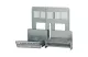EATON 174555 Mounting kit, 2x IZMX16, fixed mounted design, width = 800 mm