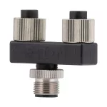 EATON 174704 SmartWire-DT splitter IP67, from M12 plug to two M12 sockets, pin 2