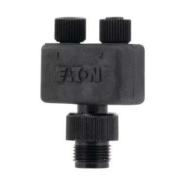 EATON 174706 SWD; elágazás, M12-es csatlakozóból 2x M8-as csatlakozóra, 4-pólusú, I/O a 2. tűre