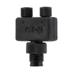 EATON 174707 SmartWire-DT splitter IP67, from M12 plug to two 3 pole M8 sockets