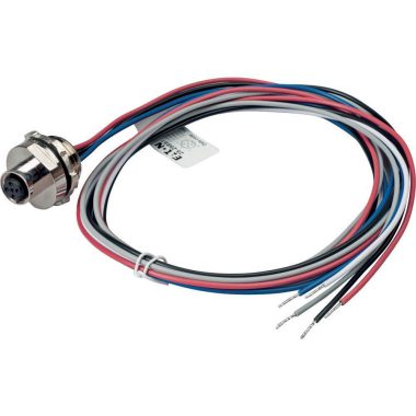 EATON 174758 SmartWire-DT housing bushing socket M12, 5 cables, 1 m long