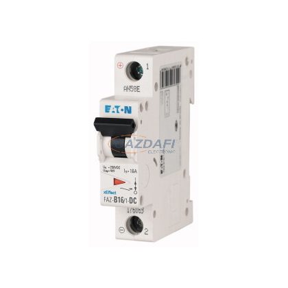 EATON 176070 Kismegszakító, 10kA 1-pól. DC 20A, B karakterisztika, FAZ-B20/1-DC
