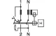 EATON 177855 FRB hibaáram a védelem túláram, G/A típus, C kar, 1+N-pólus, In=20A, Idn=0,03A, Ir=3kA, Icn=6kA