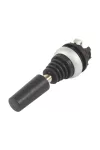 EATON 178566 Joystick, with one operating point per operating direction, with metal shaft, 4 positions, Bezel: titanium, maintained, in every position