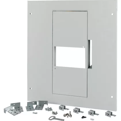 EATON 180487 Front plate, NZM4, 3p, withdrawable + remote operator, W=425mm, grey