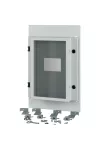 EATON 180496 Front plate 1xNZM4, 4P, fixed mounting, rotary handle with interlock, IP55, WxH=425x650