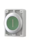 EATON 182931 Reteszelt nyomógomb,30mm,lapos,zöld,''I"