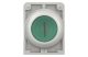EATON 182932 Világító reteszelt nyomógomb,30mm,lapos,zöld,"I"