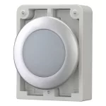 EATON 183287 Indicator light, RMQ-Titan, Flat, white, Metal bezel