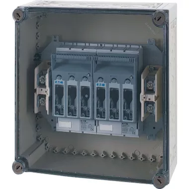 EATON 184455 CI szekrény 2x NH00 biztosítékos szakaszolókapcsolóval Ma x Szé x Mé=375x375x150mm