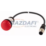 EATON 185121 Jelzőlámpa, 24V, piros, 0.2m kábellel, M12A, C22-L-R-24-P1