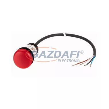 EATON 185141 Jelzőlámpa, 24V, piros, 1m kábellel, C22-L-R-24-P62