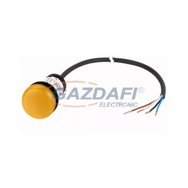 EATON 185143 Jelzőlámpa, 24V, sárga, 1m kábellel, C22-L-Y-24-P62
