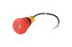 EATON 185163 Emergency stop/emergency switching off pushbutton, Palm-tree shape, 45 mm, Turn-to-release function, 2 NC, Cable (black) with non-terminated end, 4 po - 3