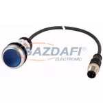 EATON 185553 Világító nyomógomb,24V,1Z,kék,0.2m,M12A